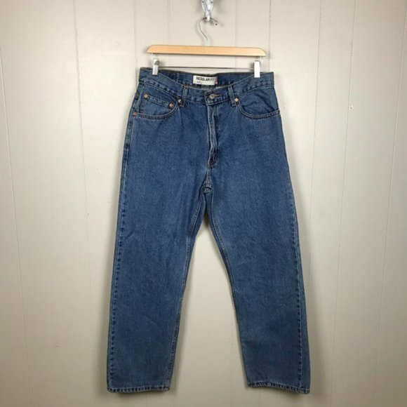 Levi's 505 Regular Fit Jeans Y2K Boyfriend High Rise High Waist Mom Jeans - Picture 2 of 14